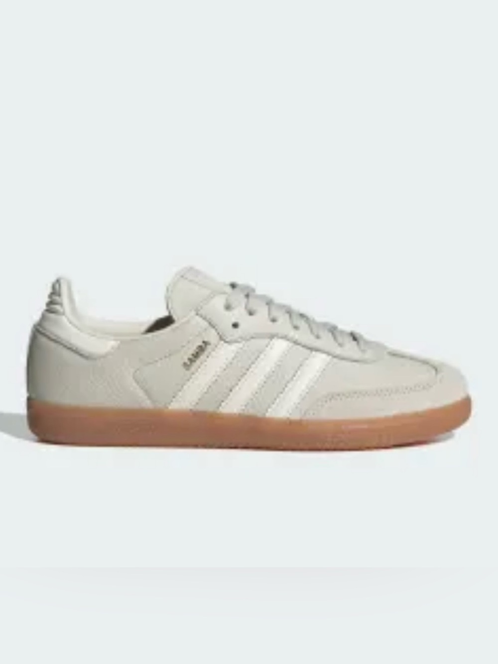 adidas Samba Low-Top Sneakers in Off-White and Gum